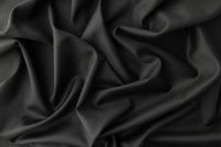 ткань шерсть с эластаном черного цвета