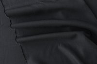 ткань черный костюмный лен с вискозой
