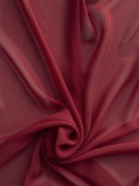 ткань крепдешин красного цвета