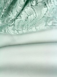 ткань кружево мятного цвета