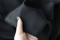 ткань черная костюмная шерсть 