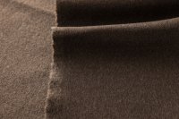 ткань двусторонняя коричневая шерсть с кашемиром
