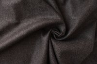 ткань пальтовая шерсть с кашемиром коричневая елочка и рыжий однотон