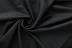 ткань костюмно-плательная шерсть черно-серый меланж костюмно-плательная шерсть однотонная серая Италия