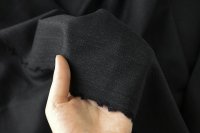 ткань костюмно-плательная шерсть черно-серый меланж