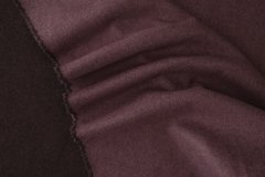 ткань пальтовая двухслойная двусторонняя шерсть с кашемиром в бордовых тонах пальтовые шерсть однотонная бордовая Италия