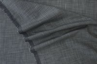 ткань костюмная шерсть темного серого-голубого оттенка