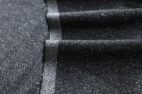 ткань костюмно-плательная шерсть с кашемиров серый меланж