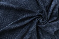 ткань джерси синего цвета из шерсти Италия