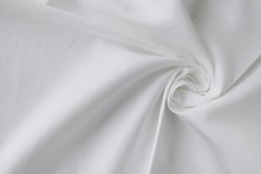 ткань костюмный хлопок белого цвета костюмно-плательная хлопок однотонная белая Италия