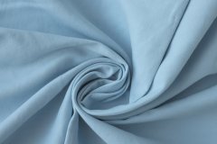 ткань плотный хлопок нежно-голубого цвета Италия