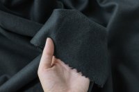 ткань пальтовая шерсть с кашемиром темно-синяя