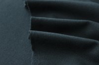 ткань пальтовая шерсть с кашемиром темно-синяя