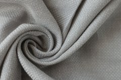 ткань лен светло-серый металлик костюмно-плательная лен однотонная серая Италия