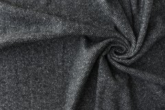 ткань пальтовая ткань кашемир в елочку пальтовые кашемир в полоску черная Италия