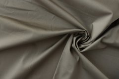 ткань ткань сатин серый костюмно-плательная хлопок однотонная серая Италия