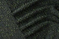 ткань ткань твид шанель черный с зелеными вкраплениями