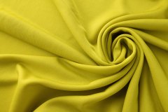 ткань трикотаж желтый лайм трикотаж вискоза однотонная желтая Италия
