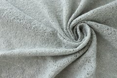 ткань шерстяное кружево ледяного цвета (в 2 отрезах: 1.15 м, 1.9 м) кружево шерсть цветы серая Италия