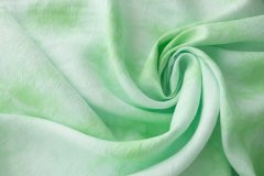 ткань белый лен с зеленым узором костюмно-плательная лен иные белая Италия