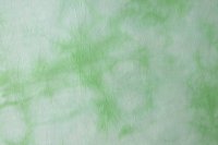 ткань белый лен с зеленым узором