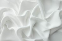 ткань крепдешин белого цвета