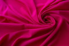 ткань малиновый крепдешин крепдешин шелк однотонная розовая Италия