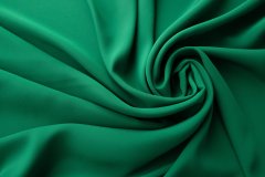 ткань изумрудный крепдешин крепдешин шелк однотонная зеленая Италия