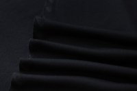 ткань иссиня-черный трикотаж из кашемира