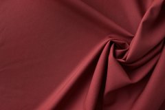 ткань шерстяной поплин ягодного цвета костюмно-плательная шерсть однотонная бордовая Италия