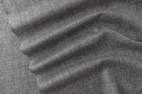 ткань костюмно-плательная шерсть однотонная серая Италия