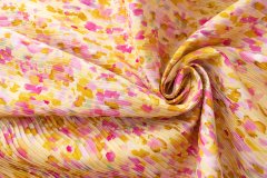 ткань ткань плиссе разноцветное костюмно-плательная хлопок иные разноцветная Италия