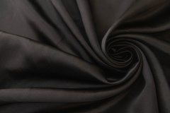 ткань ткань атлас черный атлас шелк однотонная черная Италия