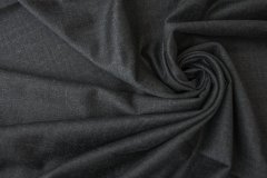 ткань костюмная шерсть темно-серый меланж костюмно-плательная шерсть однотонная серая Италия