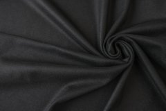ткань черная ткань джерси джерси шерсть однотонная черная Италия