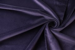 ткань бархат пыльно-фиолетовый Италия