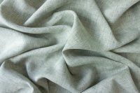 ткань ткань лен серо-зеленый меланж