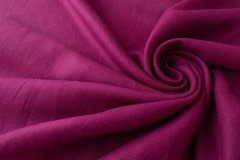 ткань ткань лен красно-пурпурный костюмно-плательная лен однотонная розовая Италия