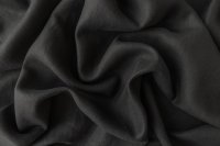 ткань ткань лен костюмный черного цвета
