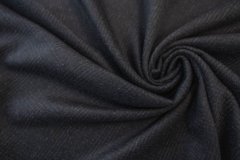 ткань сине-серый кашемир с шерстью в клетку костюмно-плательная кашемир в клетку синяя Италия