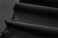 ткань черная шерсть саржевого плетения