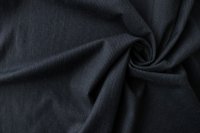 ткань черная шерсть в полосочку