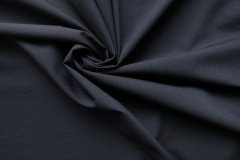 ткань черно-синяя шерсть в полоску костюмно-плательная шерсть в полоску синяя Италия