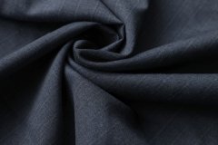 ткань серо-голубая шерсть в полоску костюмно-плательная шерсть в полоску серая Италия