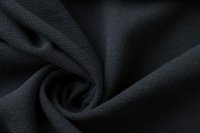 ткань черный трикотаж из шерсти