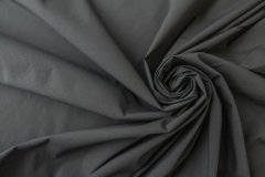 ткань серый хлопок с эластаном сорочечная хлопок однотонная серая Италия