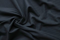 ткань темно-серая шерсть в малозаметную полоску и елочку костюмно-плательная шерсть в полоску серая Италия