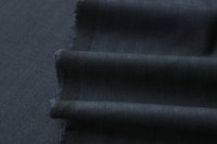 ткань темно-серая шерсть в малозаметную полоску и елочку