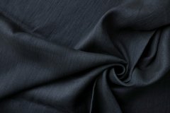ткань шерсть темно-синего цвета под джинсу Италия