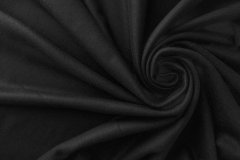 ткань черный трикотаж из кашемира трикотаж кашемир однотонная черная Италия